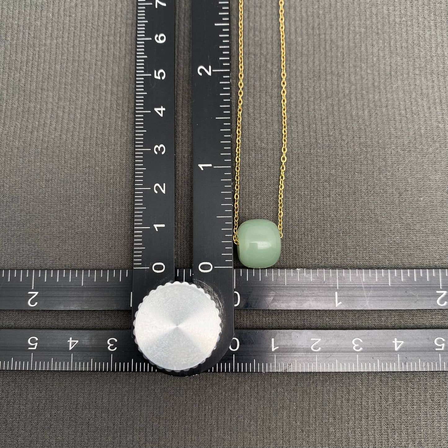 Jade Charm 18K Gold Plated Necklace