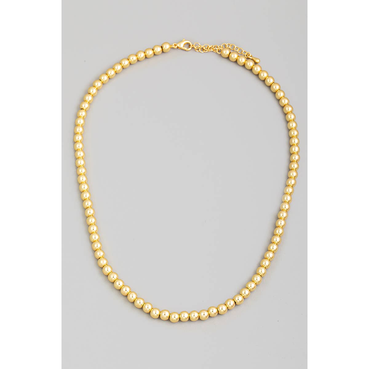 Gold Dipped Ball Beaded Necklace