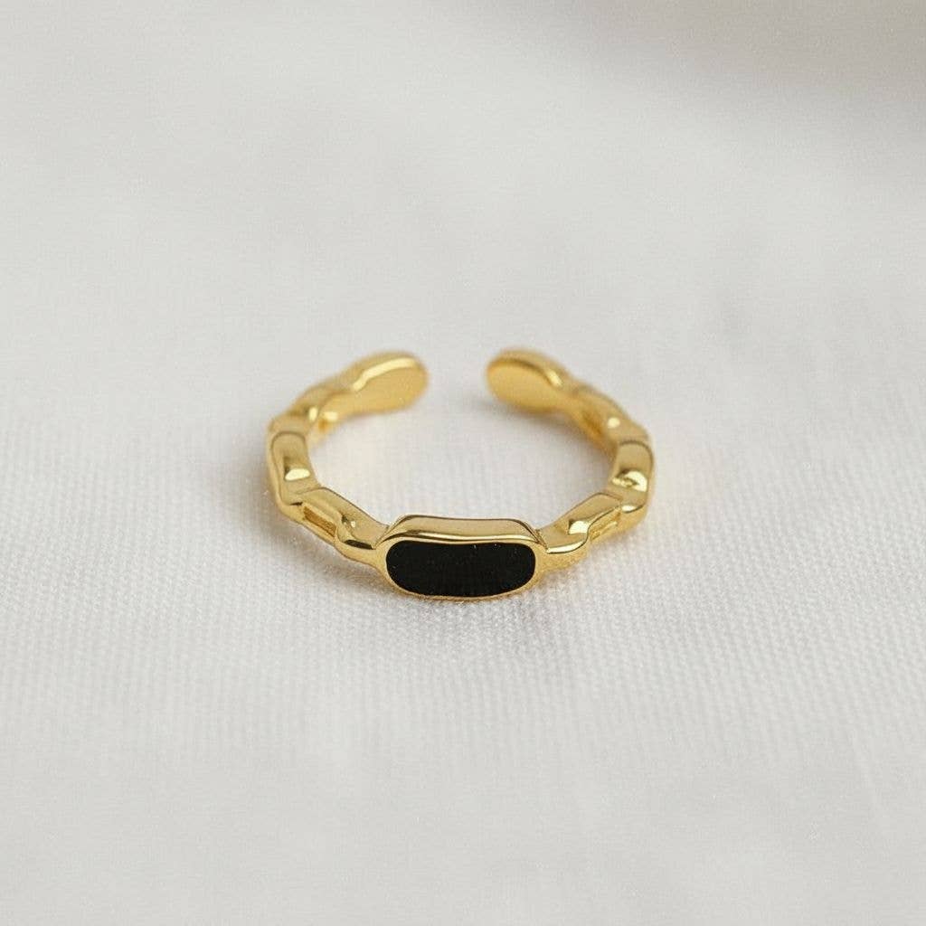Artisan Vintage-Inspired Adjustable Ring