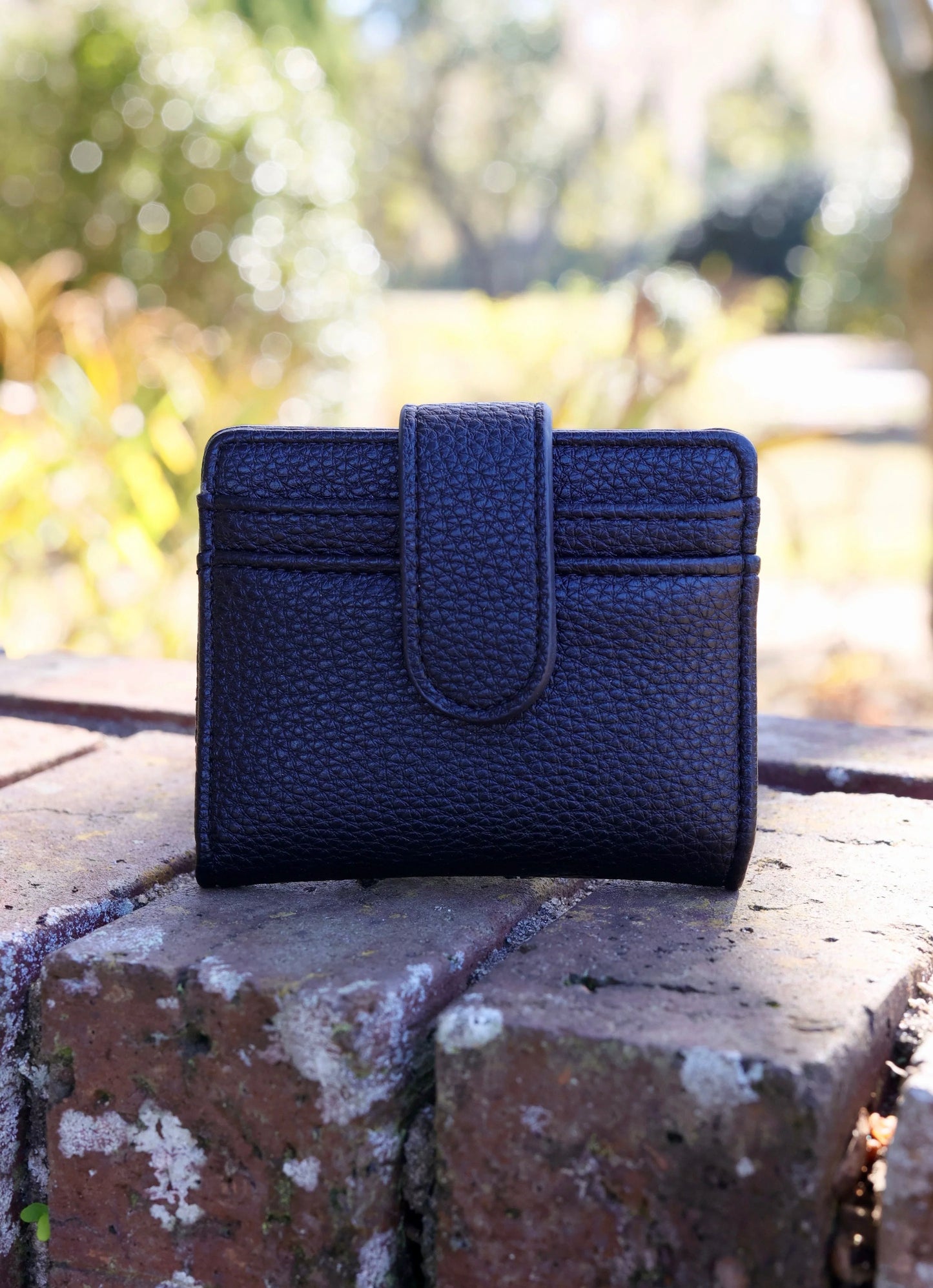 Caroline Hill Tate Card Holder Wallet Black