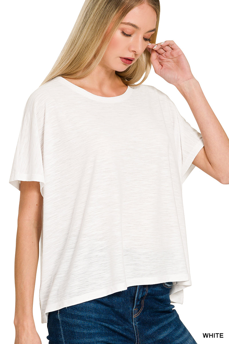 Cotton Slub Box Tee