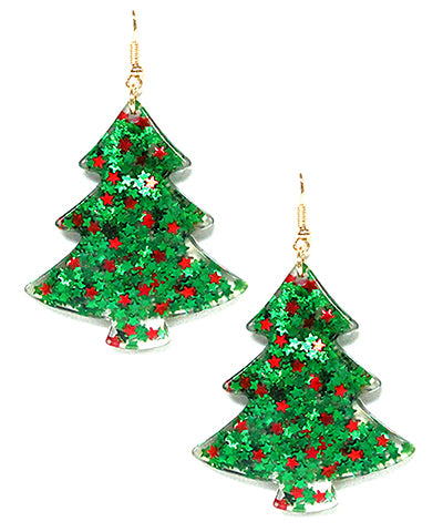EP42291-003 Christmas Tree Earrings