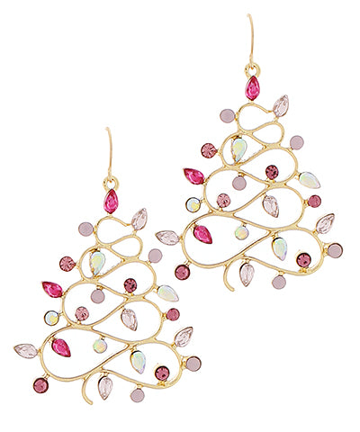 EP52998-002 Christmas Tree Light Earrings