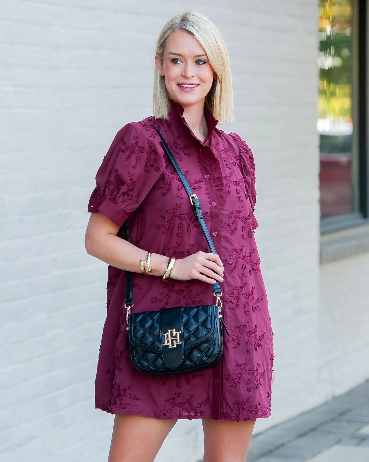 Griffin Crossbody Bag Black