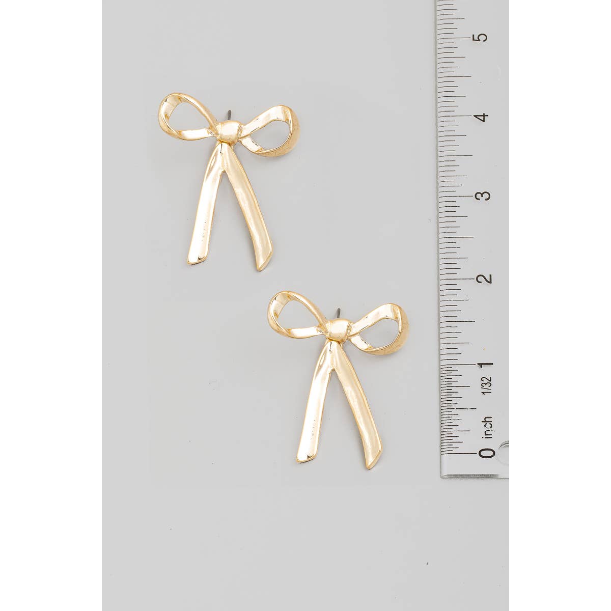 Bow Tie Ribbon Post Earrings