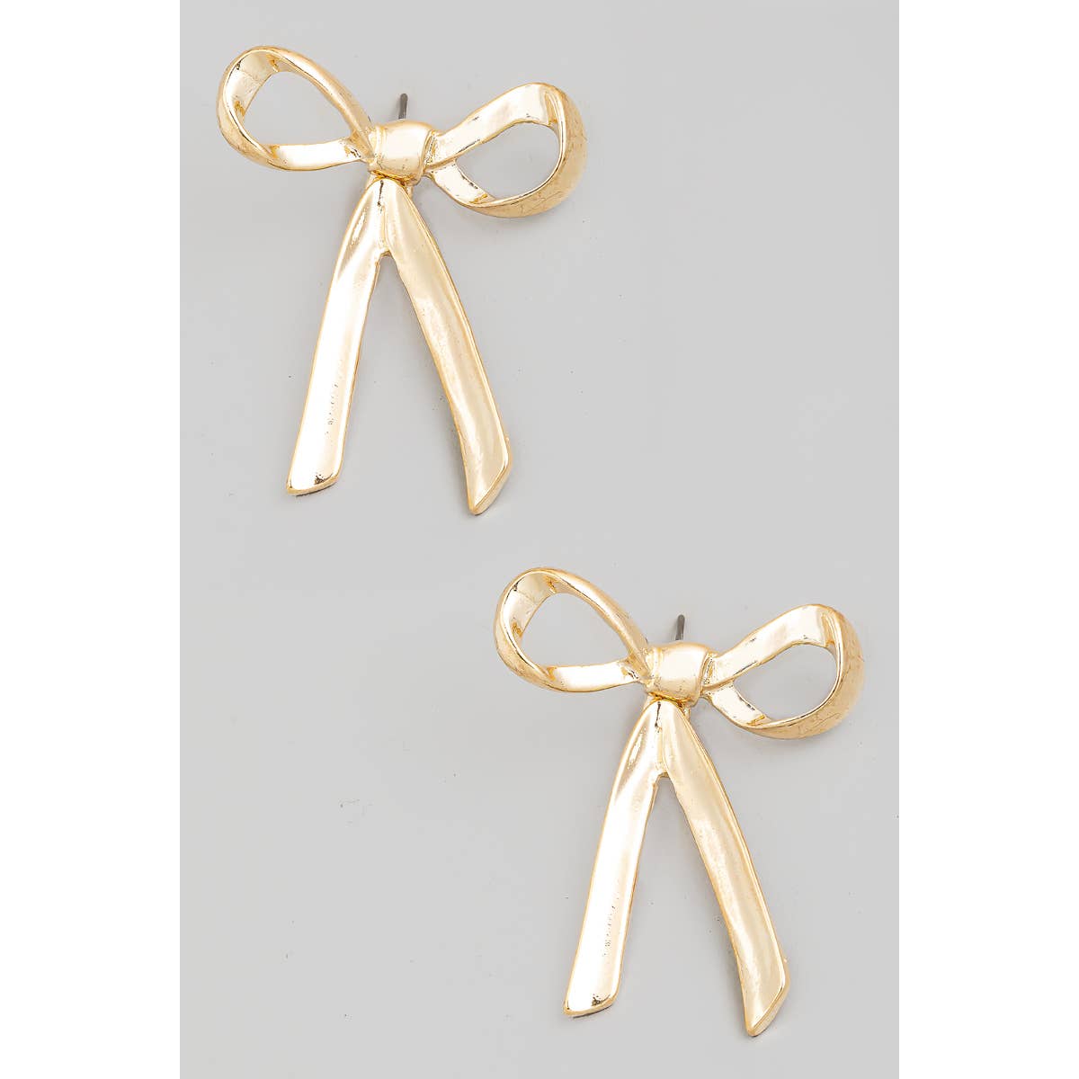 Bow Tie Ribbon Post Earrings