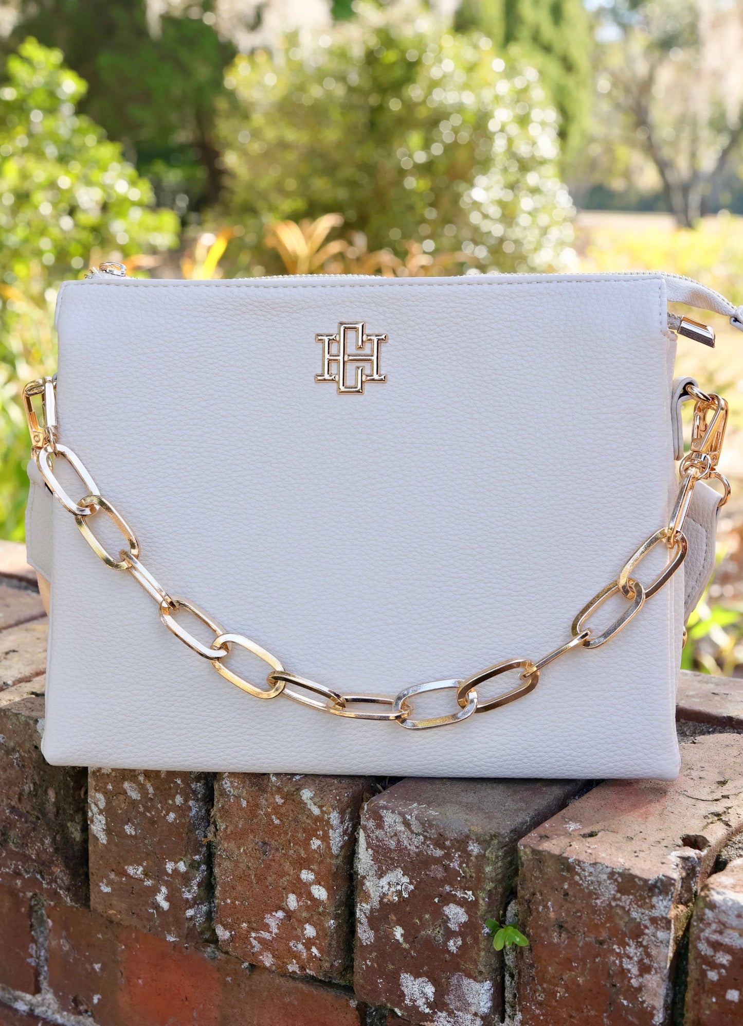 Caroline Hill Ariana Crossbody Cream