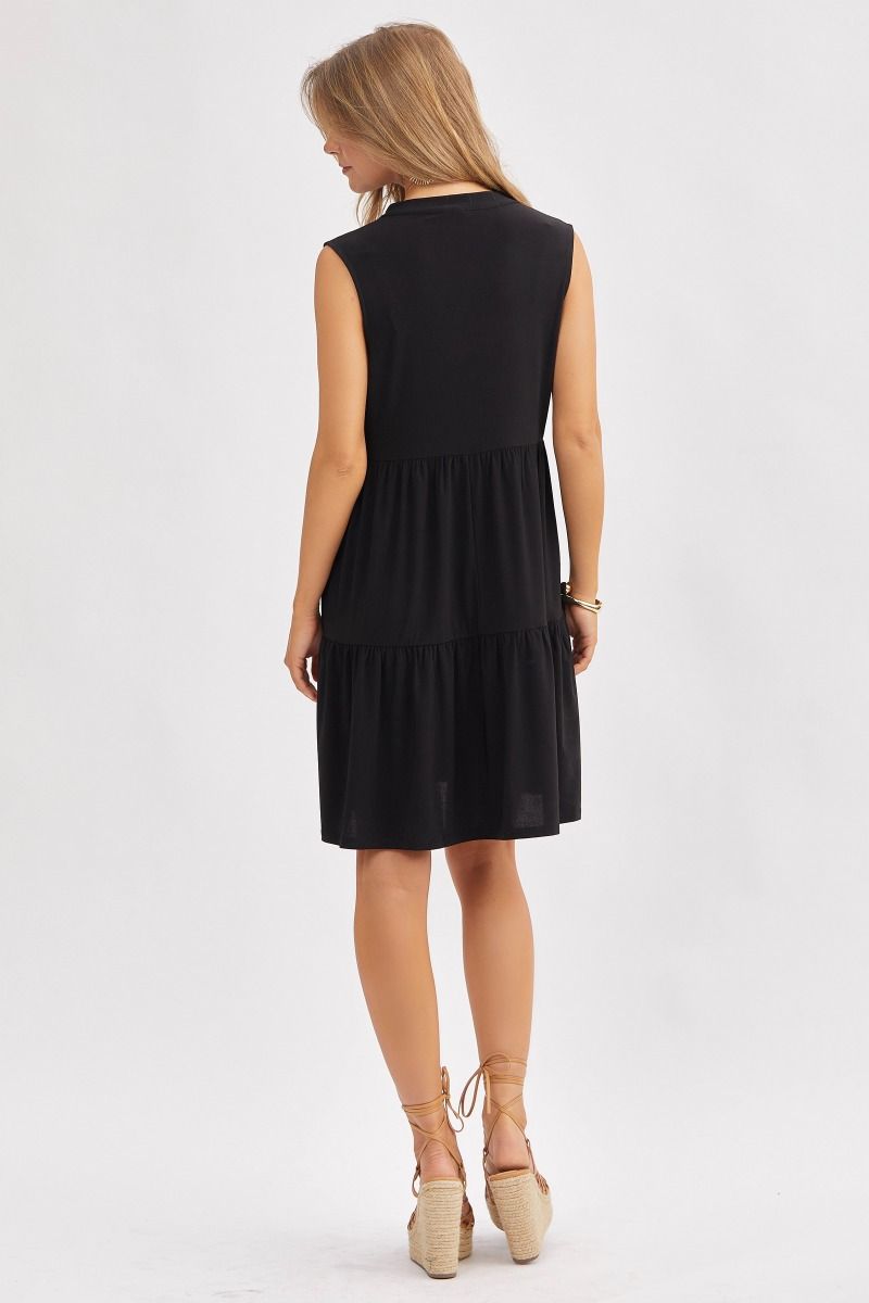 Sleeveless Three Tiered Dress