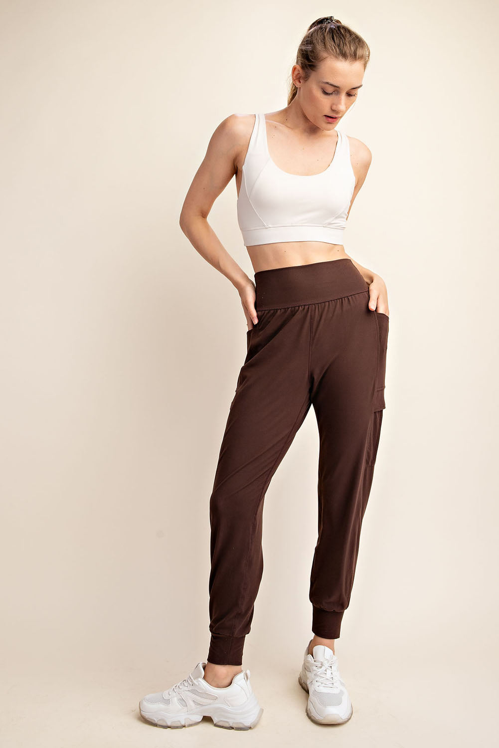 Butter Joggers With Side Pockets