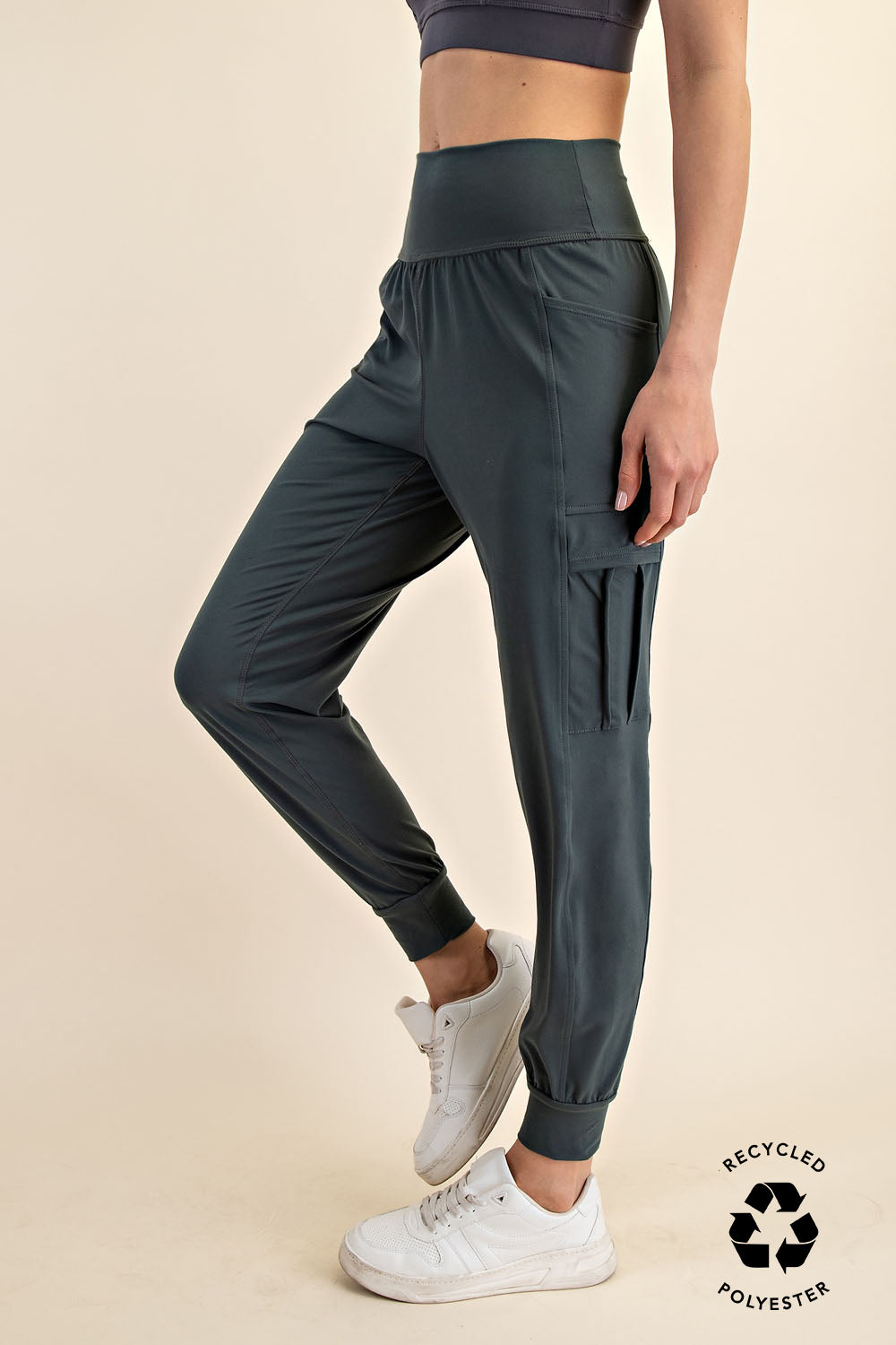Butter Joggers With Side Pockets