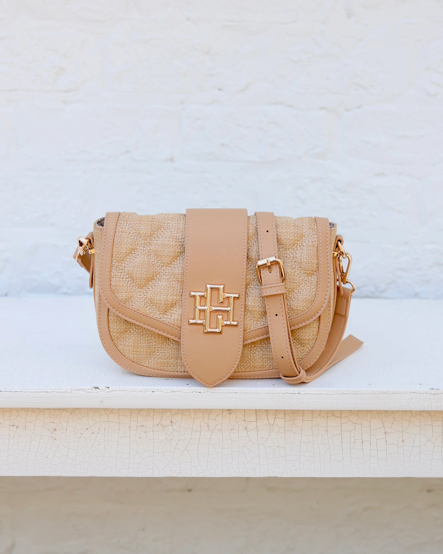 Griffin Crossbody Bag Natural