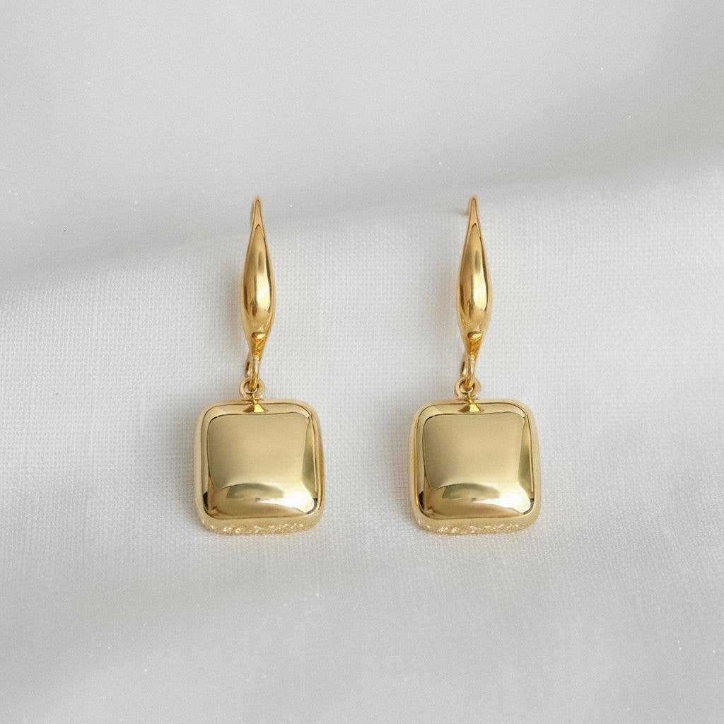 Modern Geometric Drop Earrings