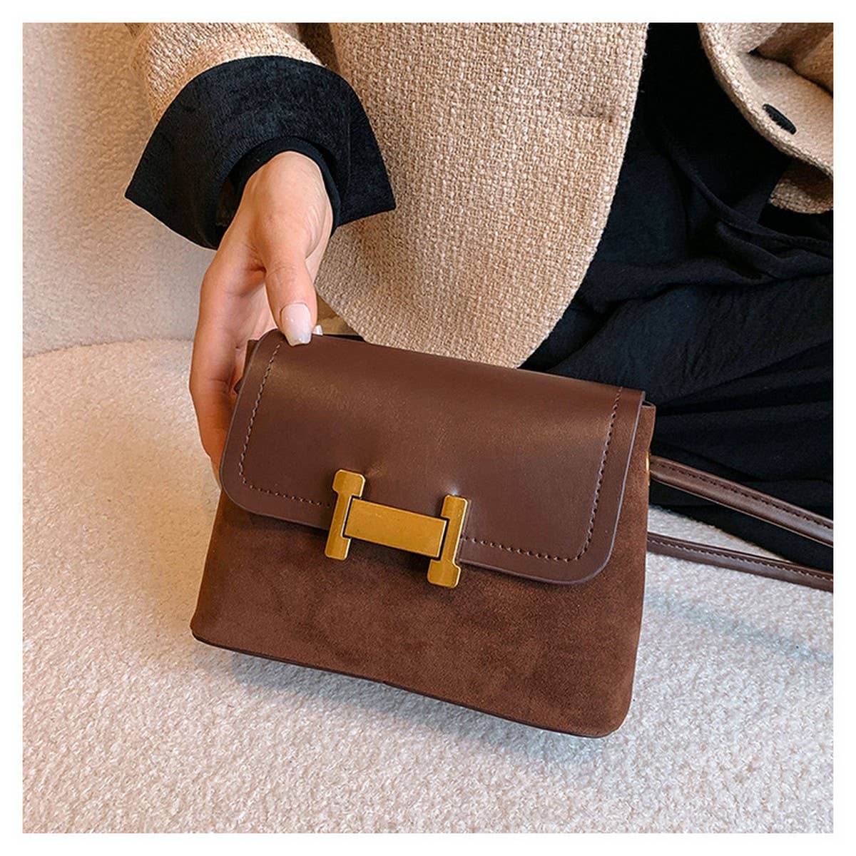 Women Crossbody Small Square Purse