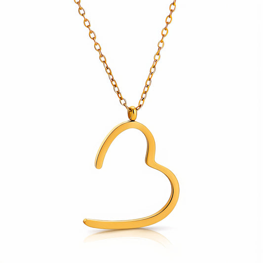 Open Heart Necklace