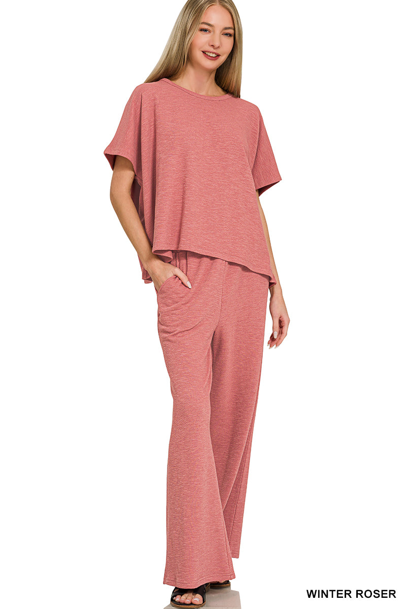 Cotton Slub Two Piece Set