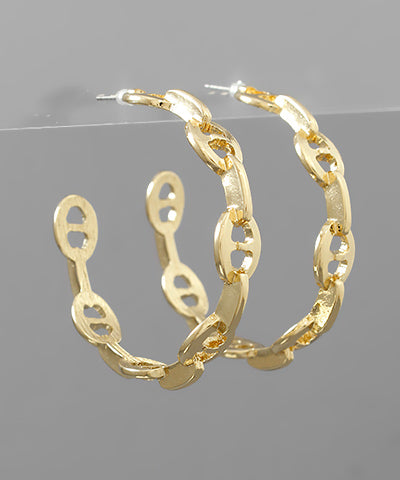 EP33022-001 Horse Bit Chain Hoops