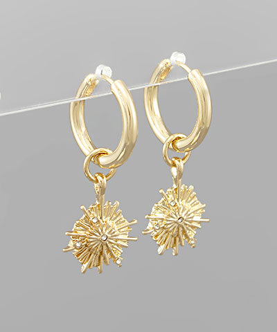EP39055-001 Sunburst Dangle Huggies