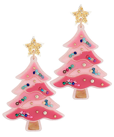 EP53079-002 Christmas Tree Earrings