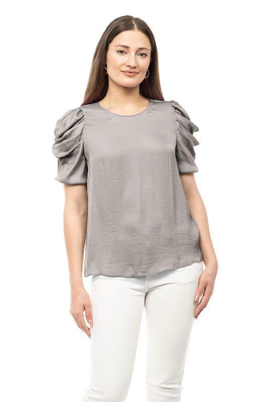 Draped Sleeve Blouse