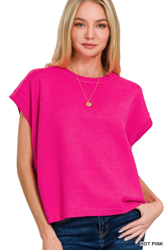 Short Sleeve Sweater