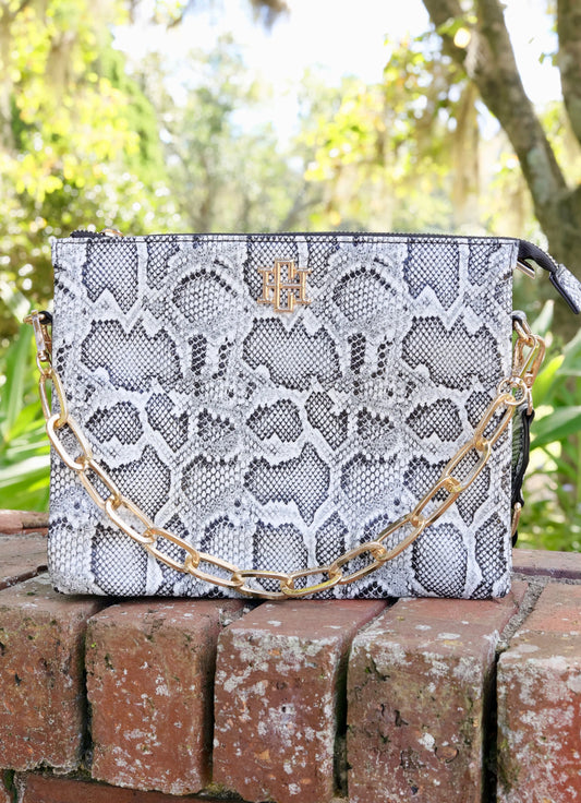 Caroline Hill Ariana Crossbody Charcoal